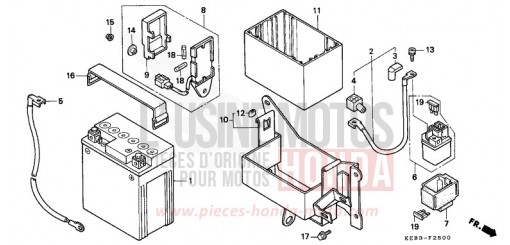 BATTERIE CA125T de 1996